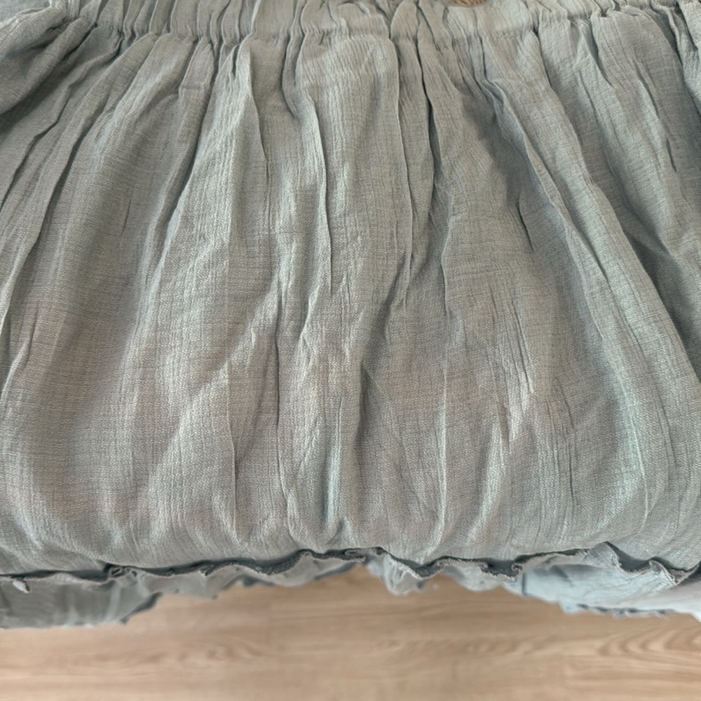 Pinkblush gauzy tie strap tiered maxi dress nwot - Picture 6 of 7
